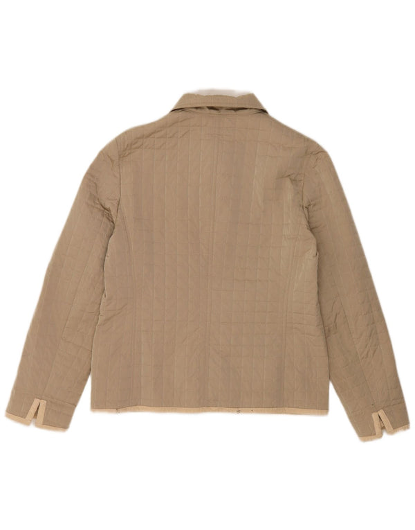 Marella Chaqueta acolchada para mujer UK 44 Poliéster beige medio