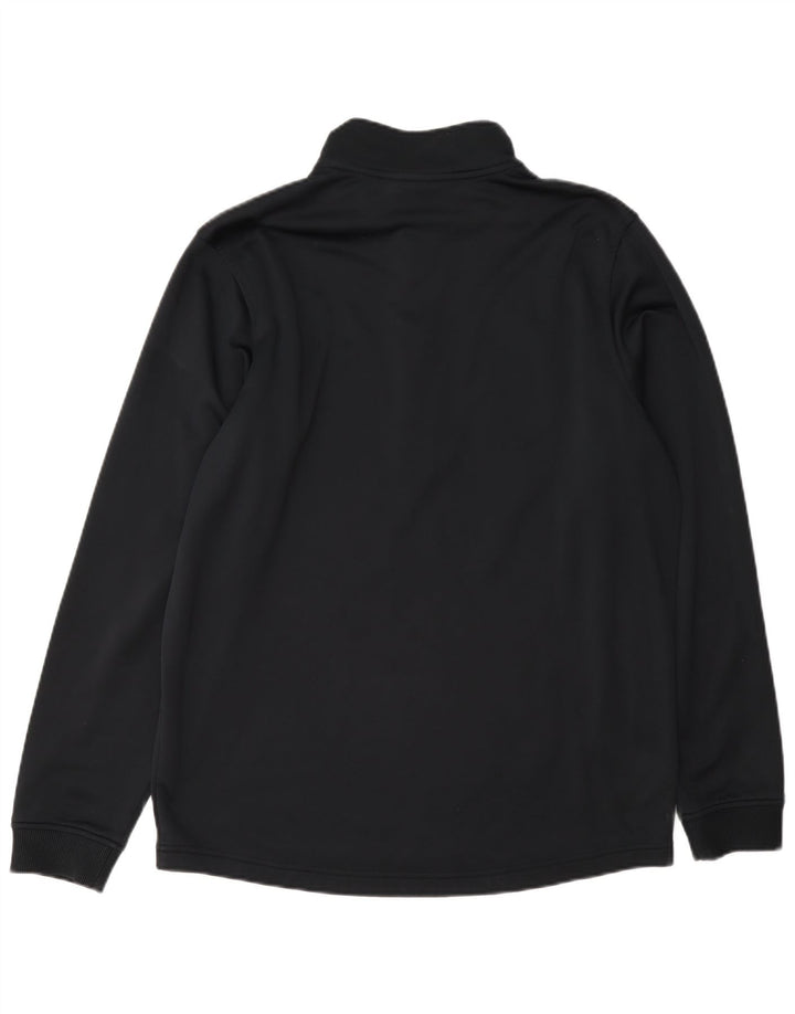 Under Armour Hombre Cold Gear Zip Neck Jersey Chándal Top Mediano Negro
