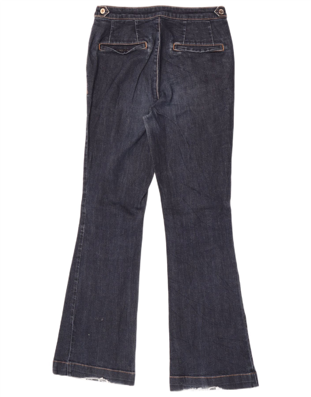 Vaqueros Acampanados Mujer Massimo Dutti EU 36 XS W26 L30 Azul Marino