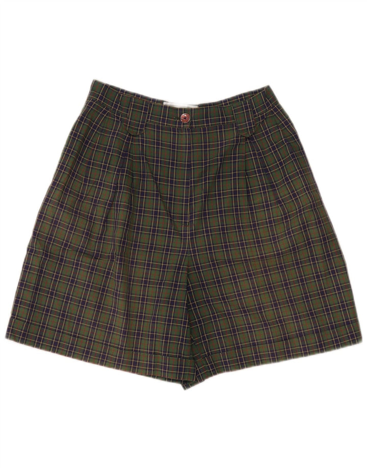 Pantalones cortos chinos para mujer All Over IT 44 Medium W28 Green Check