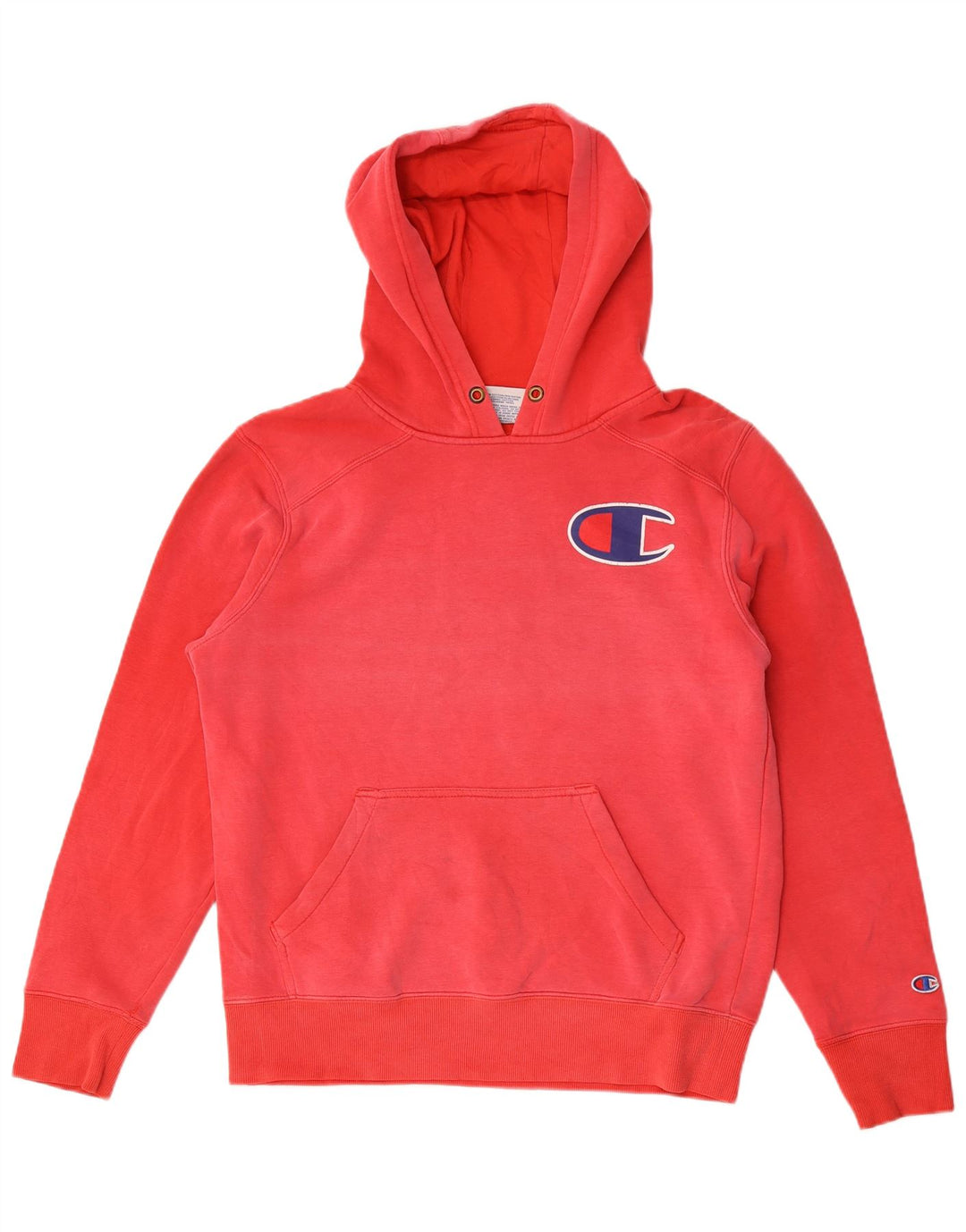 Champion Sudadera Con Capucha Gráfica Para Hombre Jersey De Algodón Rojo Medio