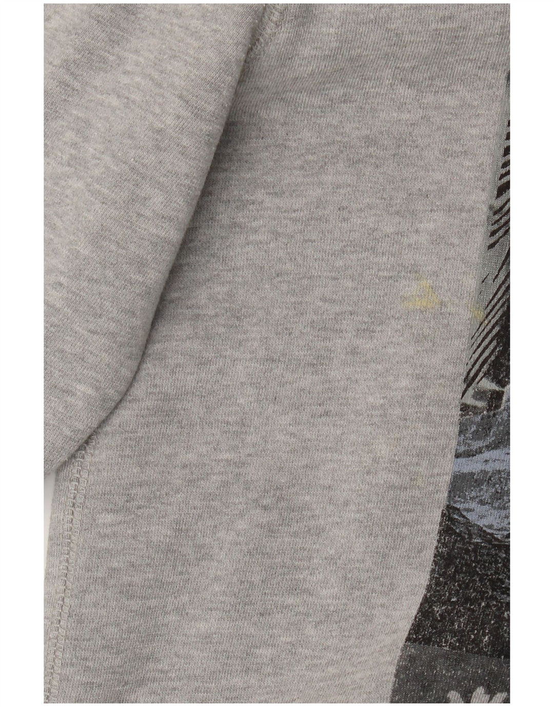 Quiksilver Hombre Sudadera Gráfica Jumper Large Gris Algodón