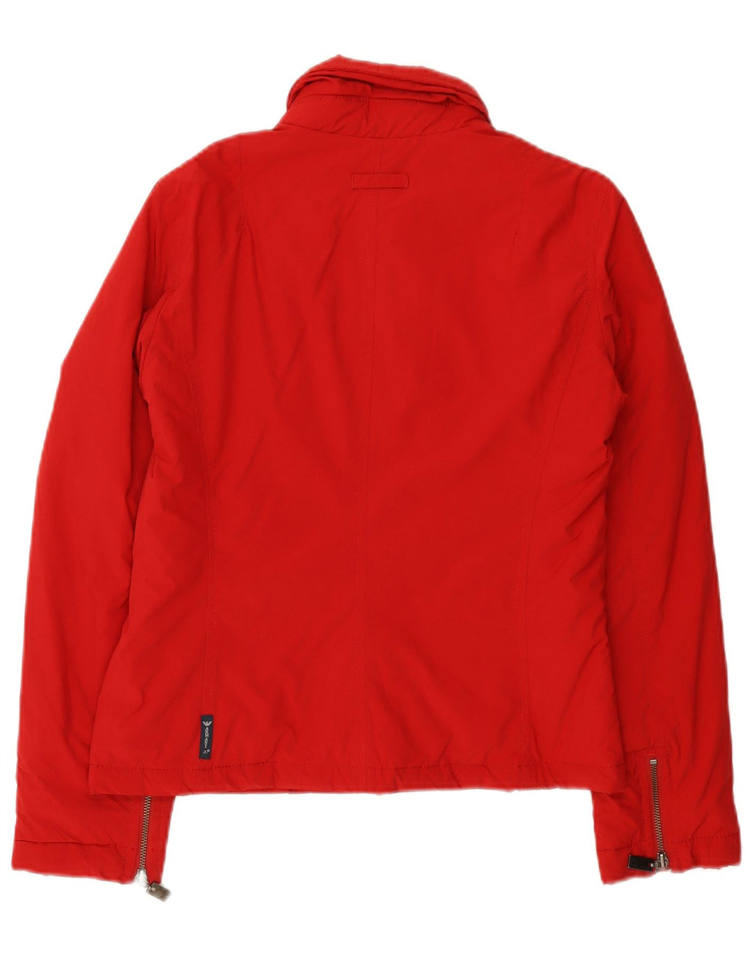 Armani Jeans Chaqueta Bomber para Mujer EU 42 Grande Poliéster Rojo