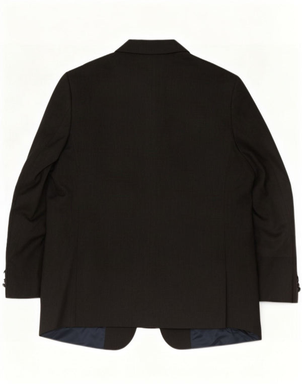 Marks & Spencer Chaqueta tipo blazer larga con 2 botones para hombre UK 46 XL Poliéster gris