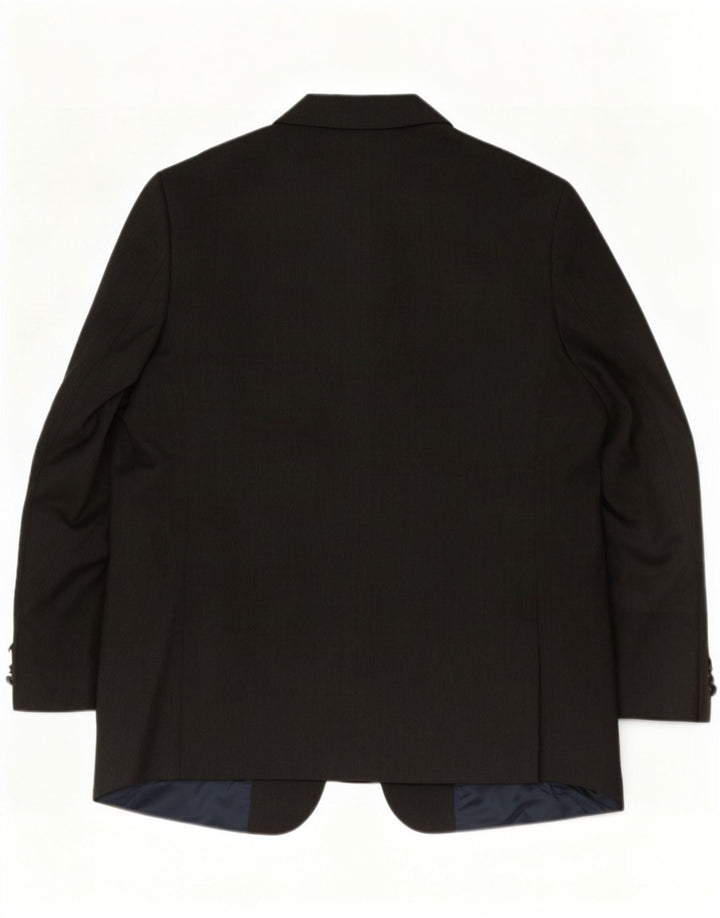 Marks & Spencer Chaqueta tipo blazer larga con 2 botones para hombre UK 46 XL Poliéster gris