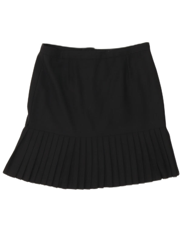 Falda trompeta vintage para mujer W32 grande negro