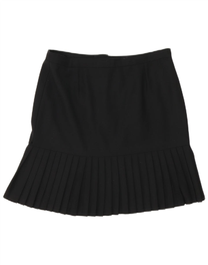 Falda trompeta vintage para mujer W32 grande negro