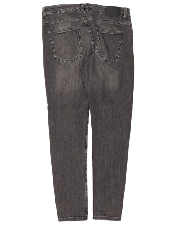 Zara Jeans ajustados para hombre EU 44 Large W34 L31 Gris