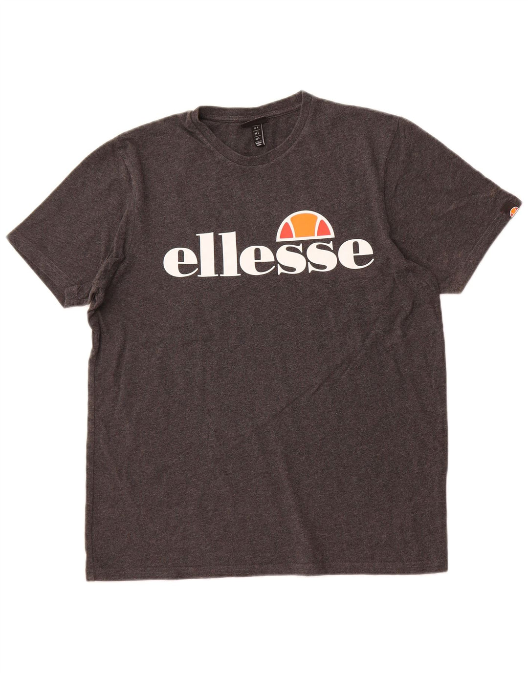 ELLESSE Camiseta gráfica para mujer Top UK 44 Algodón gris grande