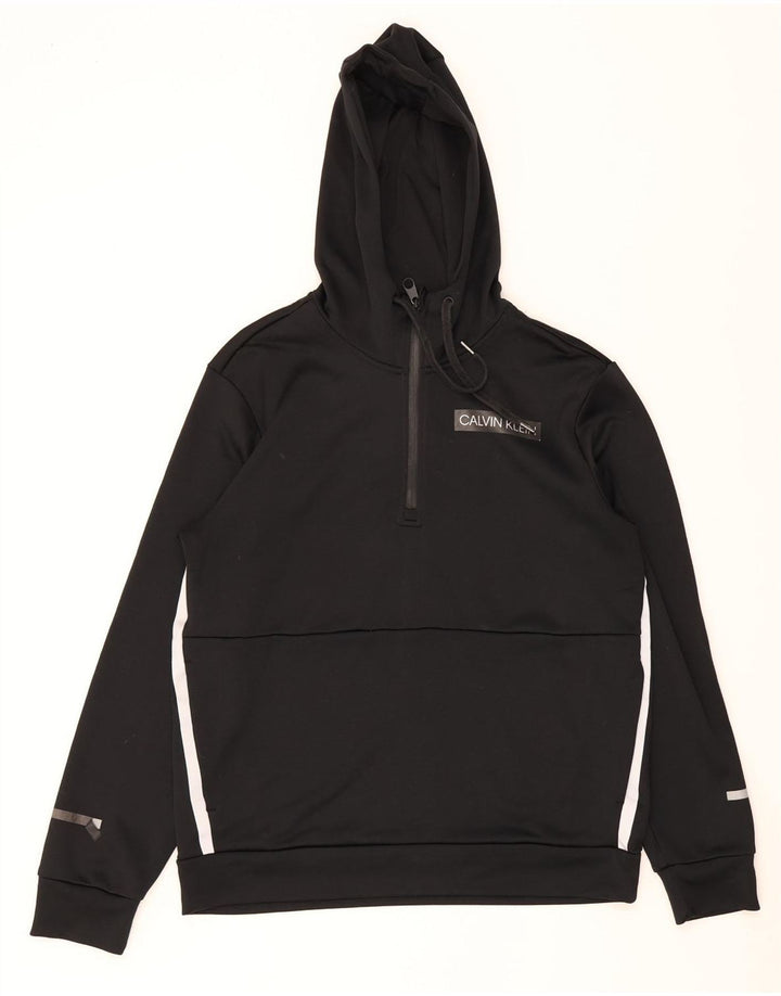 Calvin Klein Performance - Jersey con capucha para hombre, color negro mediano