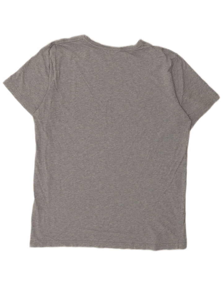 Quiksilver - Camiseta gráfica para hombre, talla grande, color gris