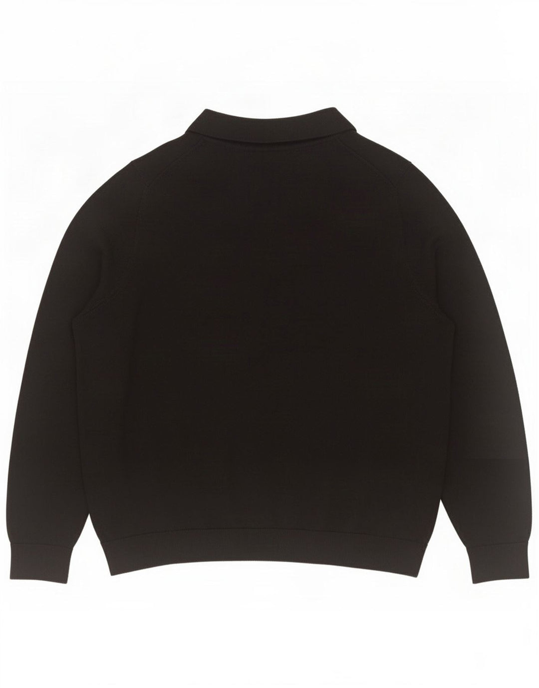 Marks & Spencer Suéter tipo jersey con cuello tipo polo para mujer UK 46 Grande Negro