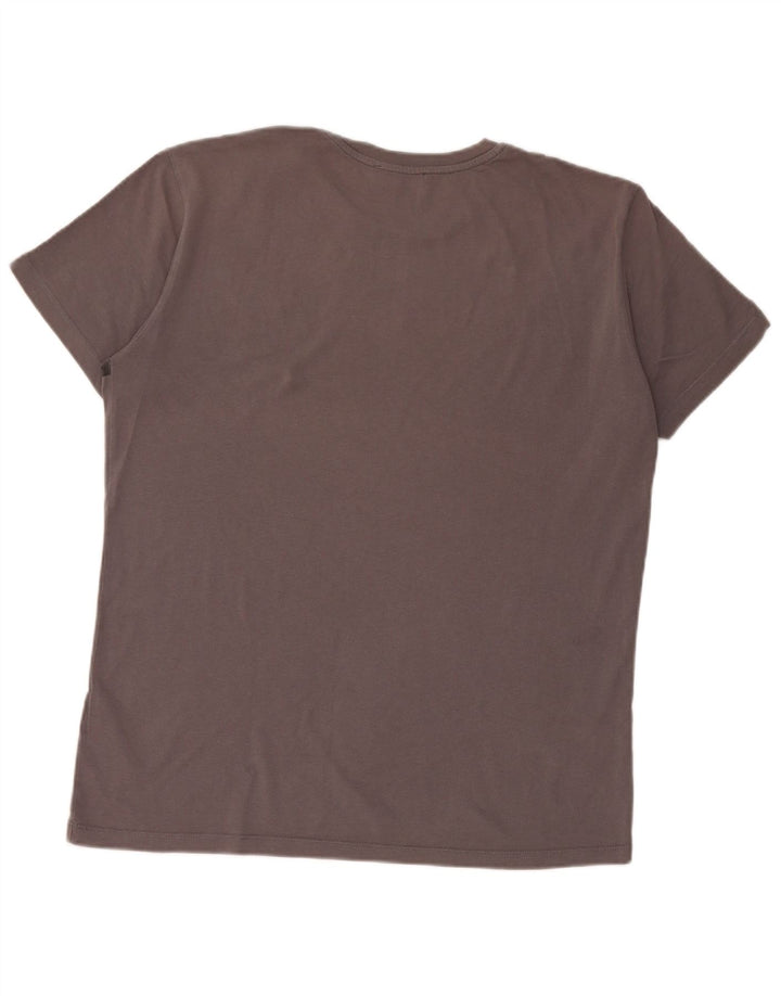 Trussardi Camiseta Gráfica De Algodón Gris Grande Para Hombre