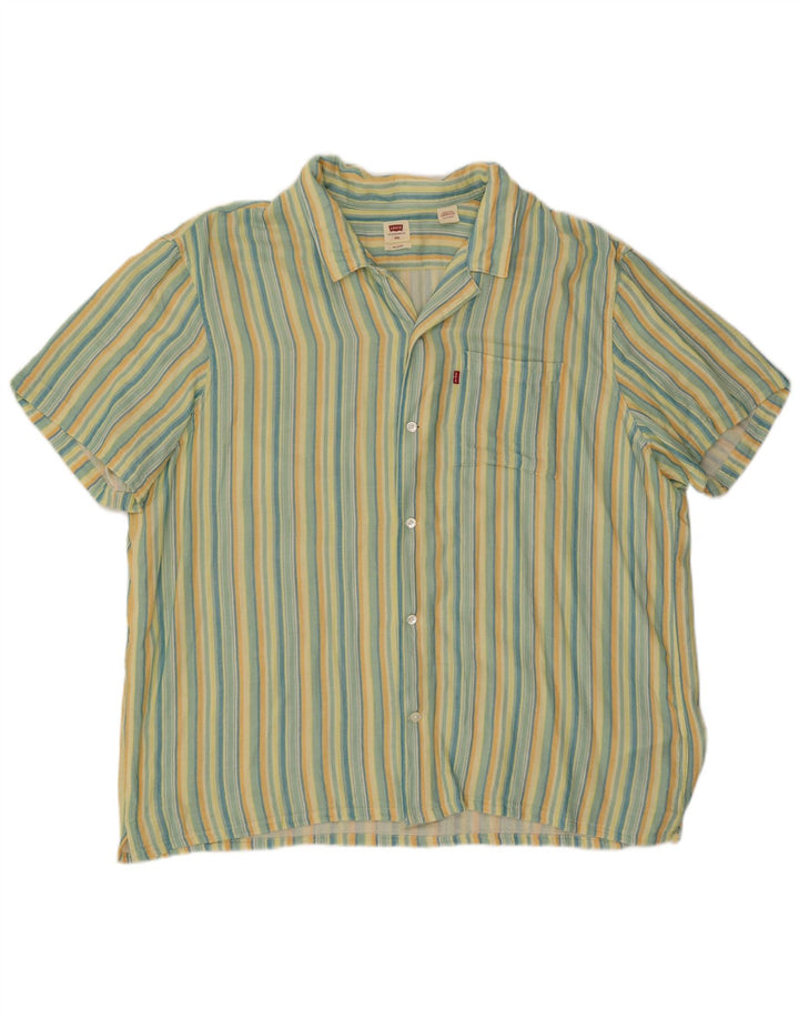 Camisa Levi's Hombre 2XL Algodón Rayas Multicolor