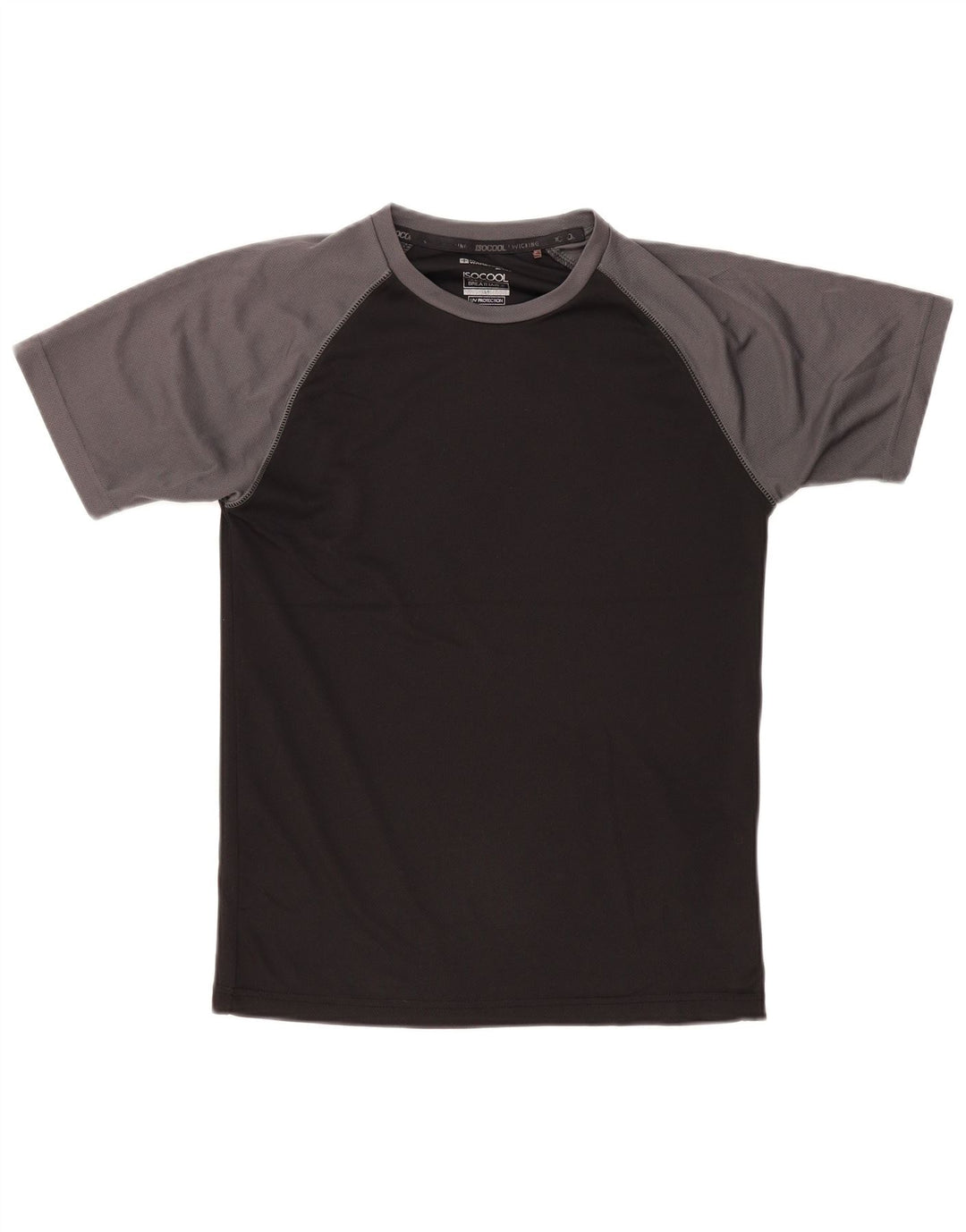 MOUNTAIN WAREHOUSE Camiseta IsoCool para hombre Top Small Black Colorblock