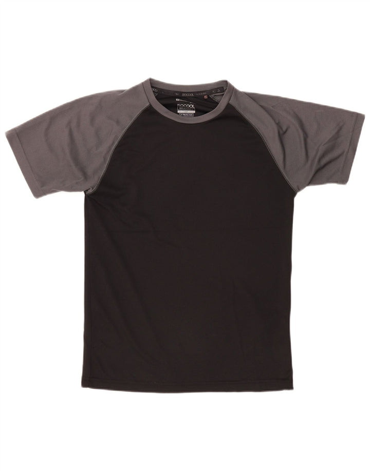 MOUNTAIN WAREHOUSE Camiseta IsoCool para hombre Top Small Black Colorblock