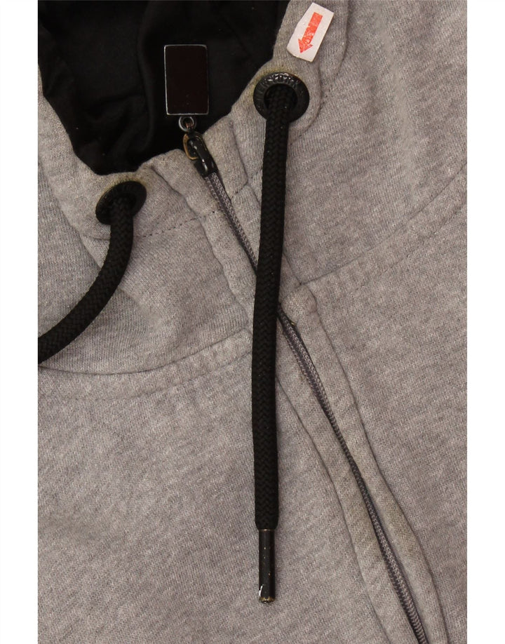 MAJESTIC Suéter con capucha y cremallera de los New York Yankees para mujer UK 14 Gris medio