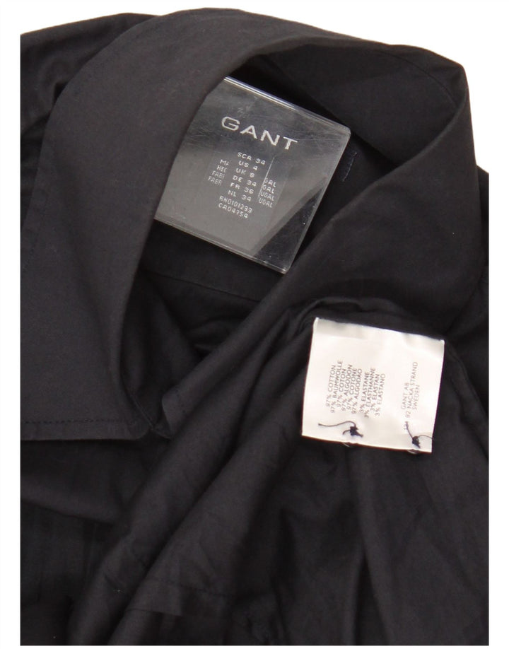 Camisa Gant para mujer UK 8 Small Azul marino Algodón