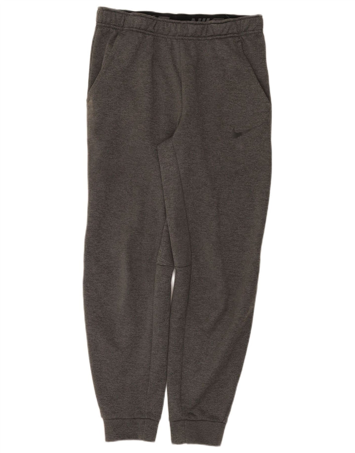 Nike Hombre Dri Fit Chándal Pantalones Joggers Pequeño Gris Poliéster