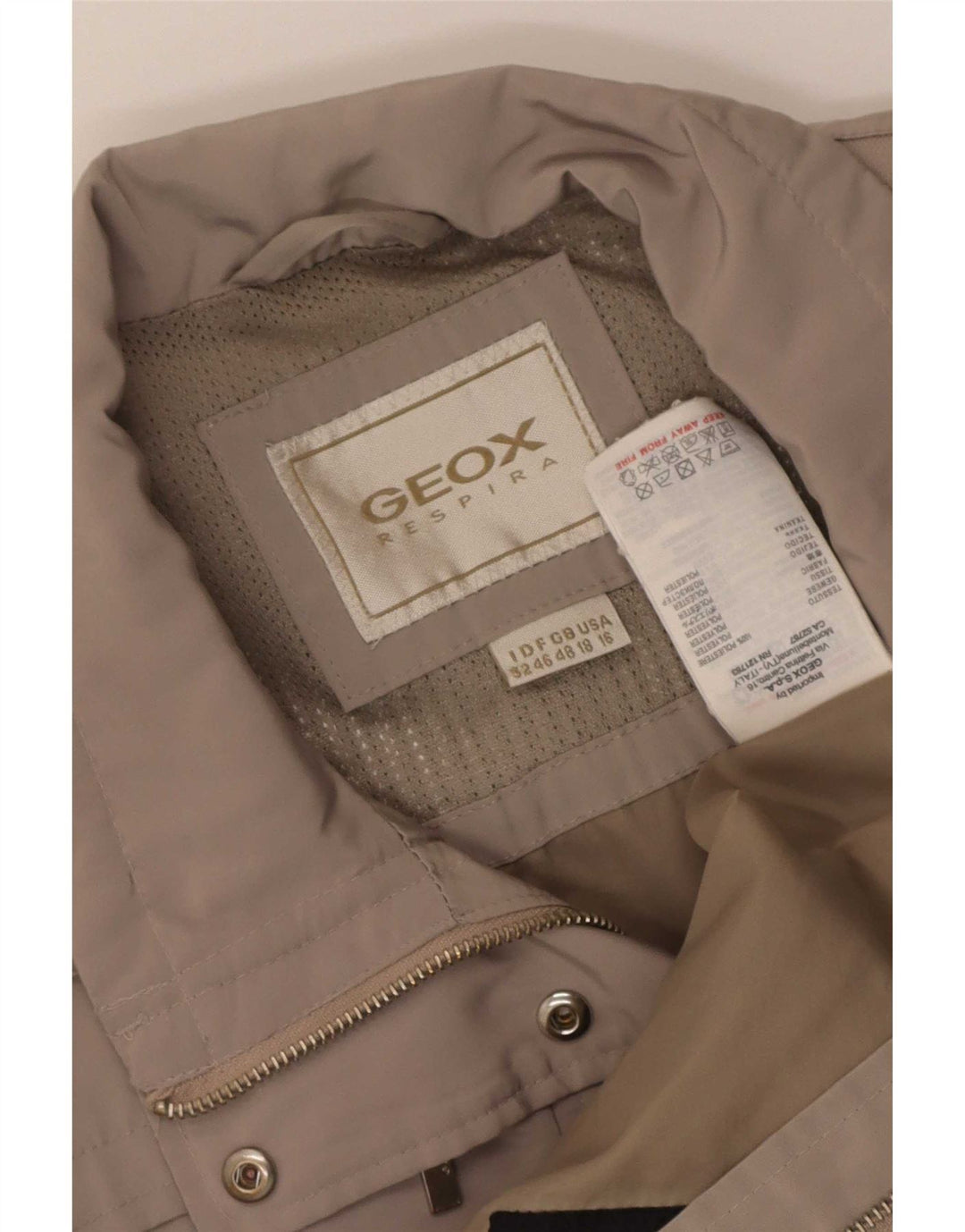 Abrigo Geox Mujer Respira IT 48 XL Poliéster Beige