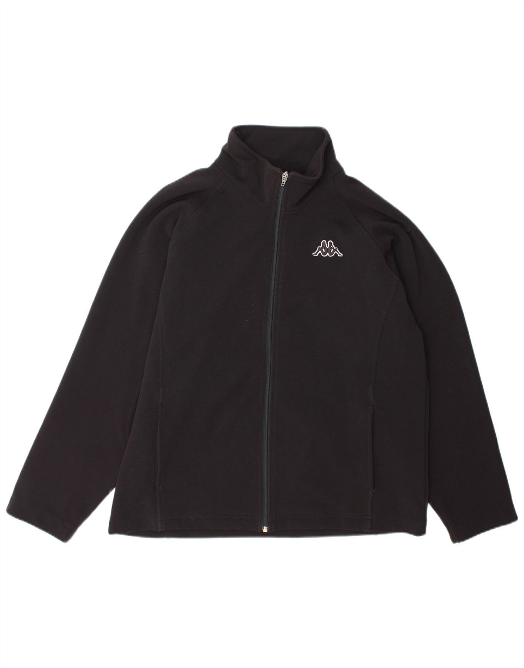 Kappa Chaqueta de Chándal para Mujer UK 40 XL Poliéster Negro