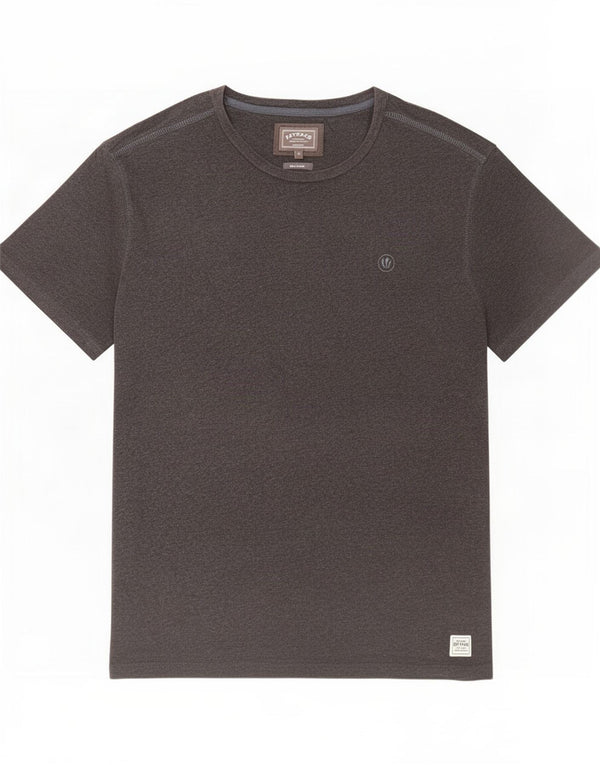 Camiseta para hombre Fat Face Top grande de algodón gris