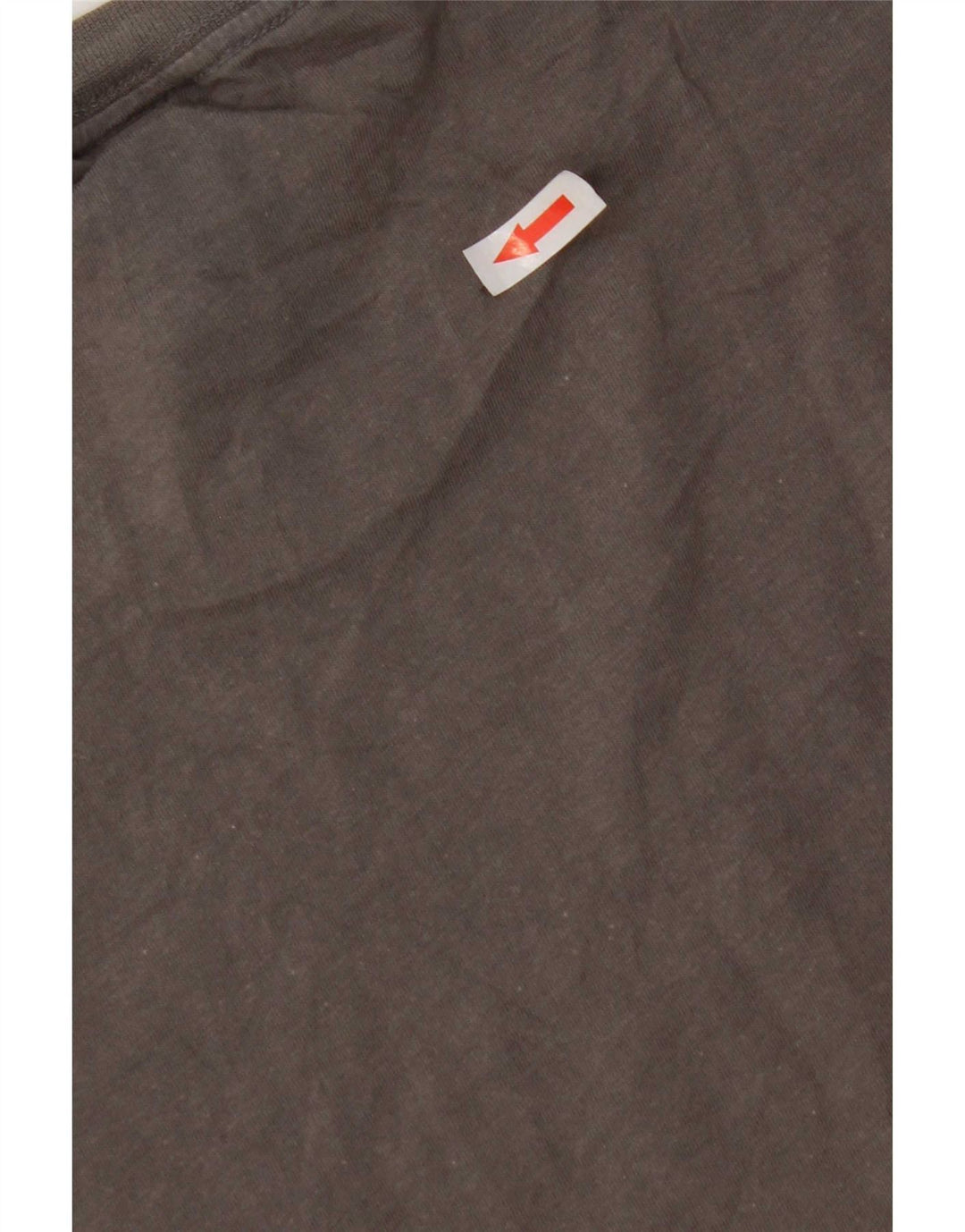 Adidas Hombre Camiseta Gráfica Top Algodón Gris Medio