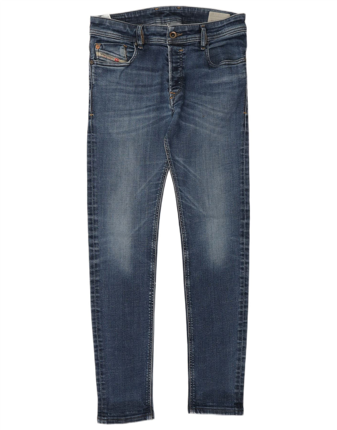 DIESEL Vaqueros pitillo para hombre W31 L30 Algodón azul