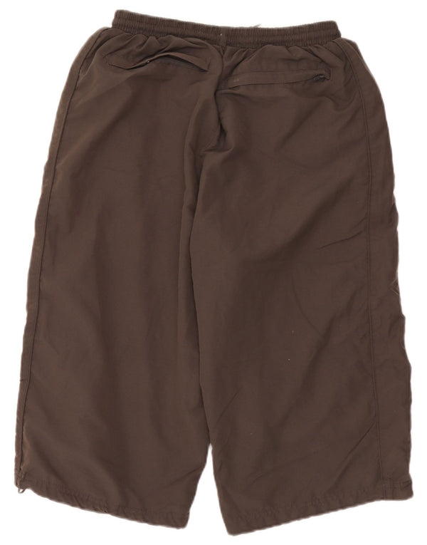 Umbro Bermudas estampadas para hombre, pantalones cortos deportivos, poliéster gris grande