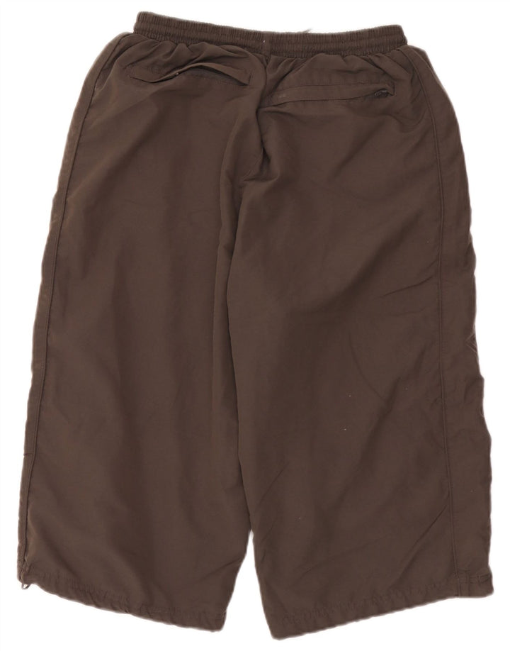 Umbro Bermudas estampadas para hombre, pantalones cortos deportivos, poliéster gris grande