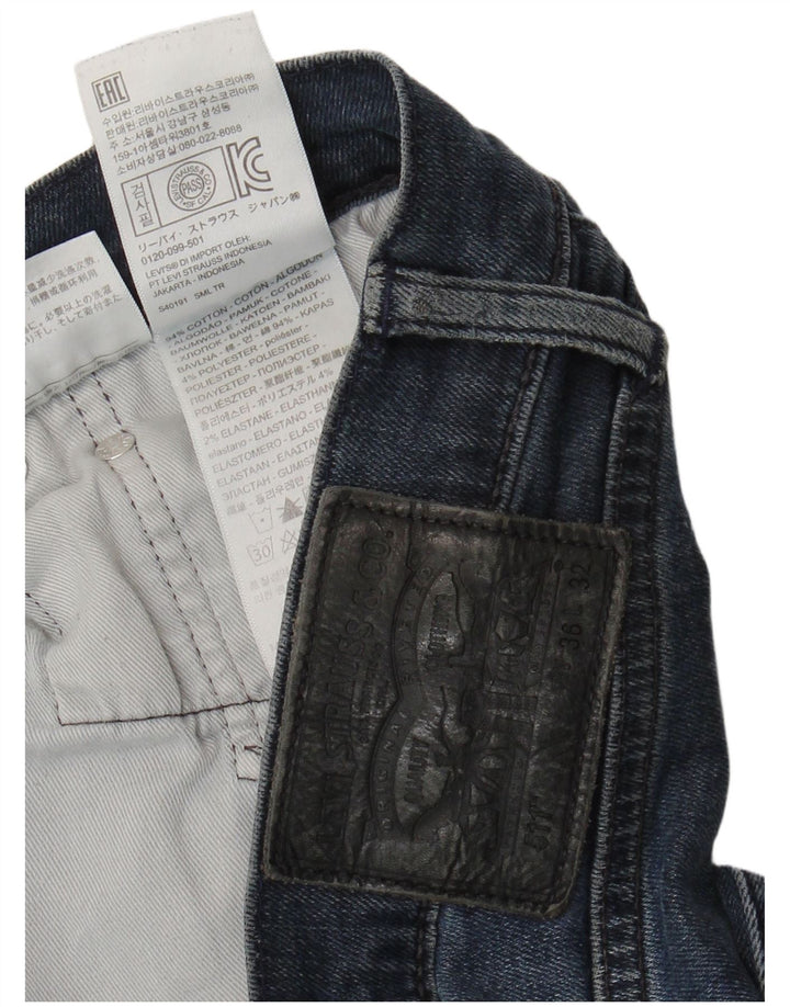 Levi's Hombre 511 Slim Jeans W36 L32 Algodón Azul Marino