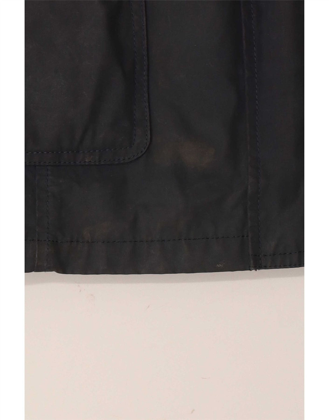 Chaqueta de algodón encerado con capucha para mujer Fat Face UK 40 Mediano Azul marino Poliéster