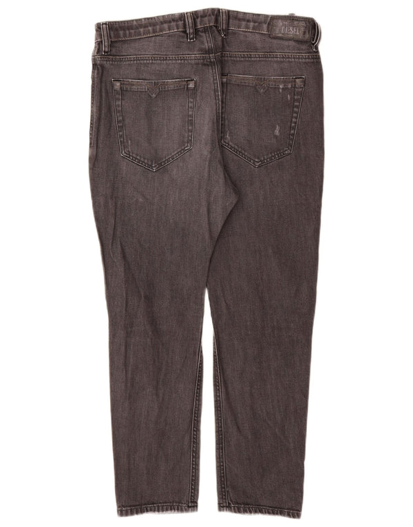 Diesel Vaqueros Boyfriend De Cintura Baja Y Corte Relajado Para Hombre W28 L25 Gris