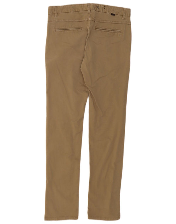 Zara Mens Slim Chino Pantalones EU 40 Medium W31 L31 Caqui