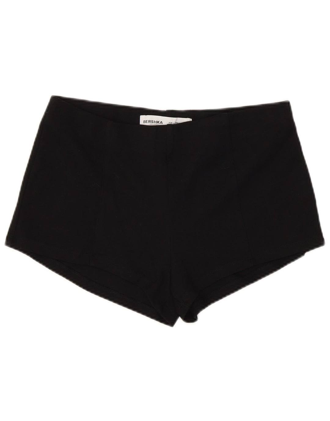 Bershka Mujer Hot Pants Large W32 Viscosa Negra