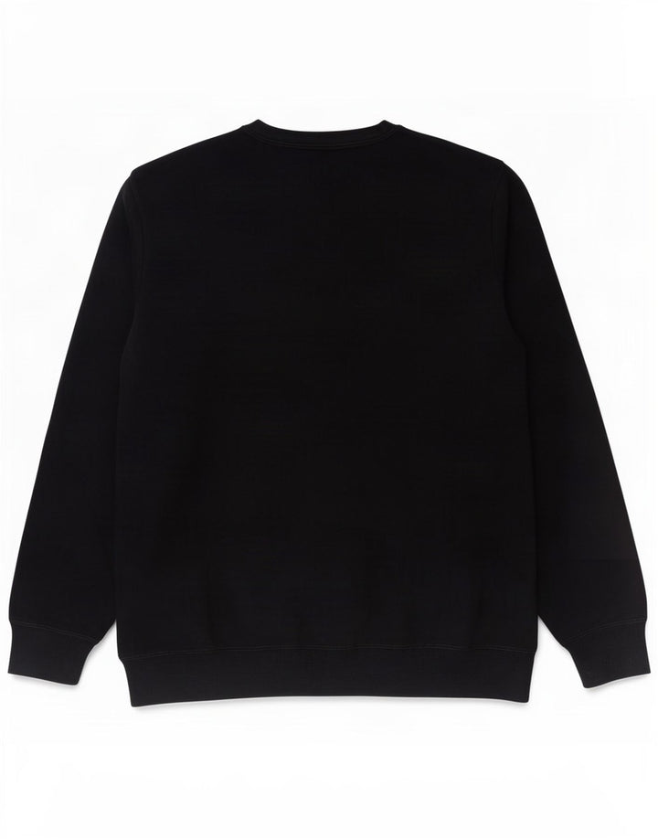 Adidas Hombre Sudadera Gráfica Jumper Medium Negro Algodón