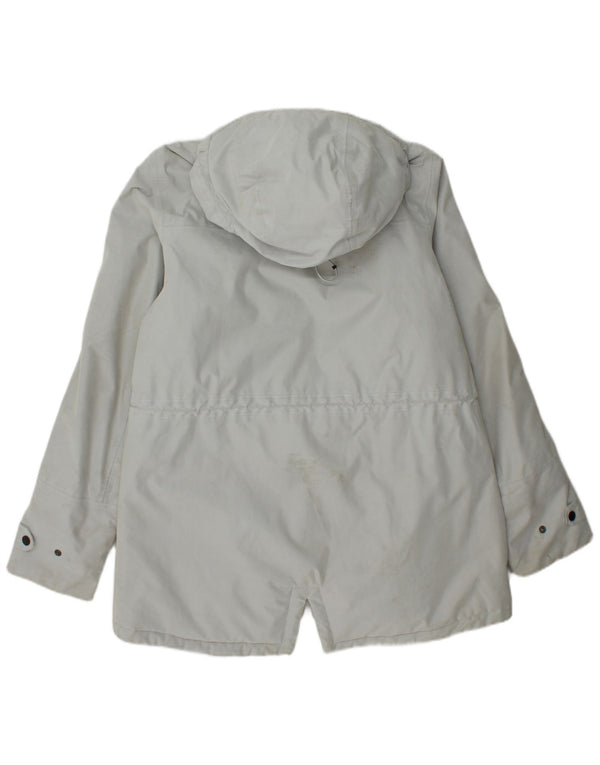 Helly Hansen Parka con capucha para hombre, talla 40, poliamida gris grande