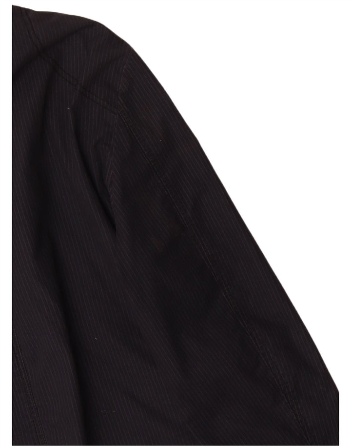 Camel Active Chaqueta tipo blazer de 2 botones para hombre UK 40 Large Azul marino a rayas