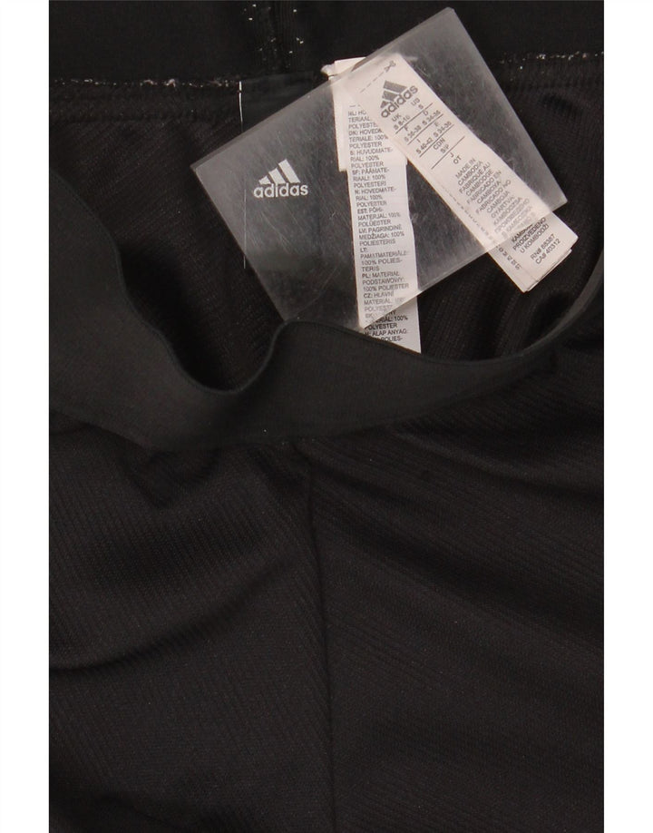 ADIDAS Pantalones de chándal para mujer UK 8/10 Small Negro Poliéster