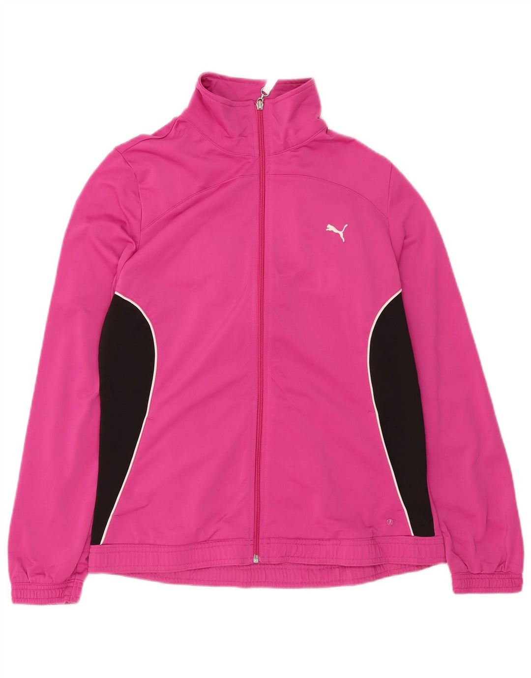 Puma Chaqueta de chándal para mujer UK 40 Grande Rosa Colorblock Poliéster