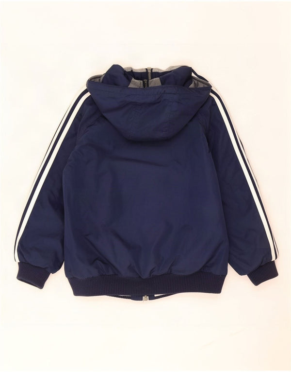 Adidas Chaqueta reversible acolchada con capucha para niño 11-12 años Nylon azul marino