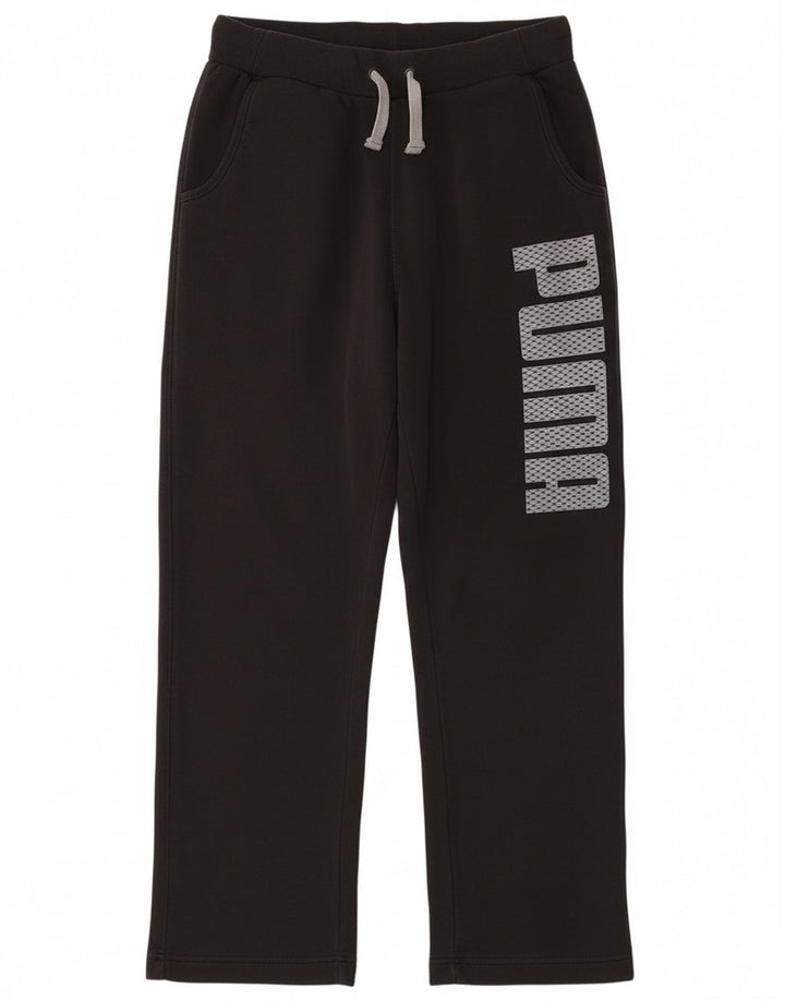Puma Pantalones De Chándal Gráficos De Algodón Negro Mediano Hombre