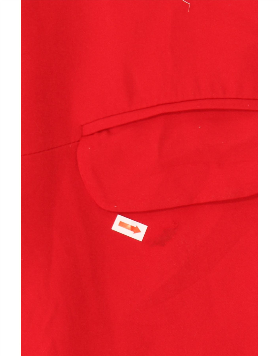 Zara Mujer Abrigo Abierto UK 6 XS Algodón Rojo