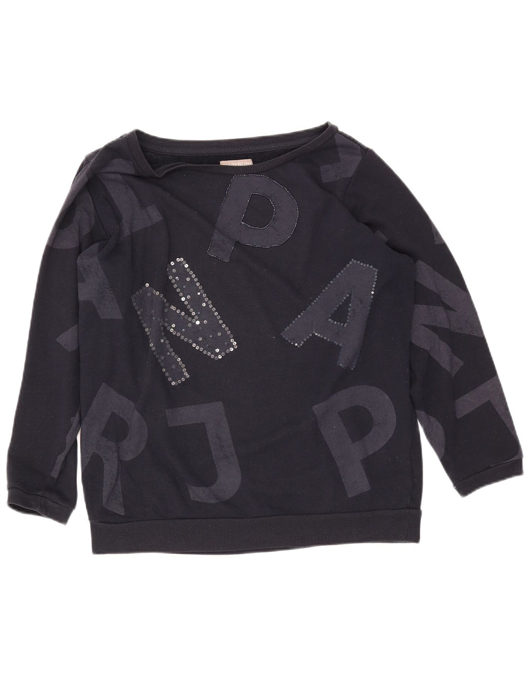 NAPAPIJRI Sudadera gráfica para mujer Jumper UK 44 Large Azul marino