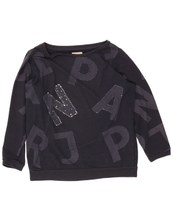 NAPAPIJRI Sudadera gráfica para mujer Jumper UK 44 Large Azul marino