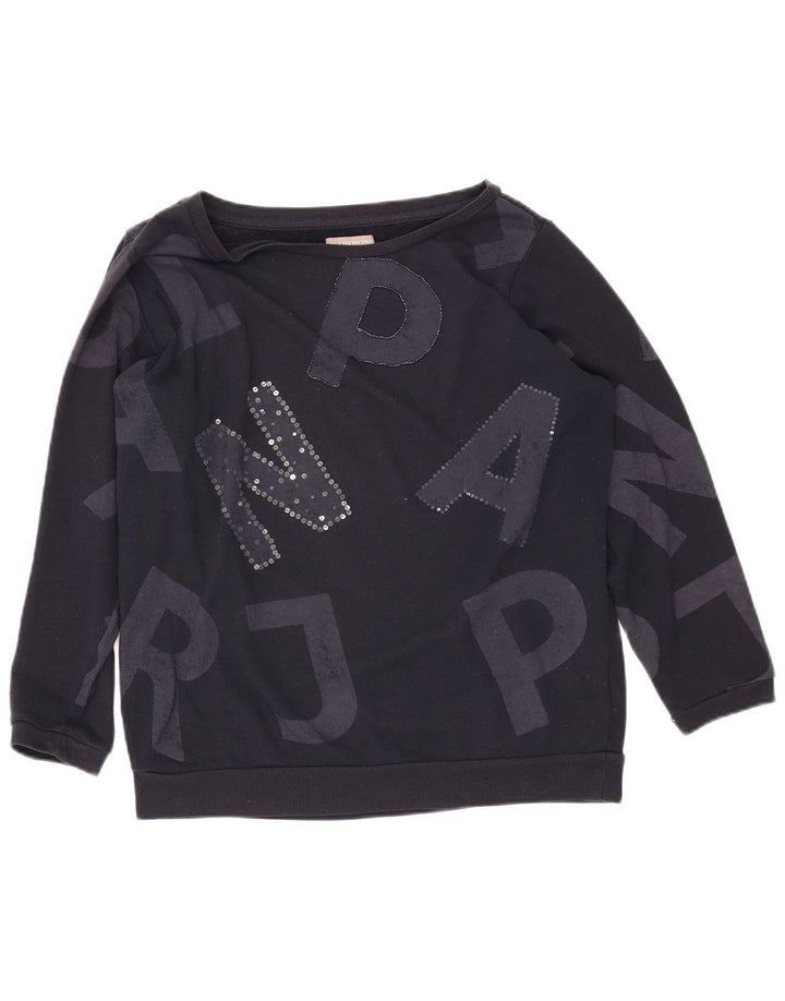 NAPAPIJRI Sudadera gráfica para mujer Jumper UK 44 Large Azul marino