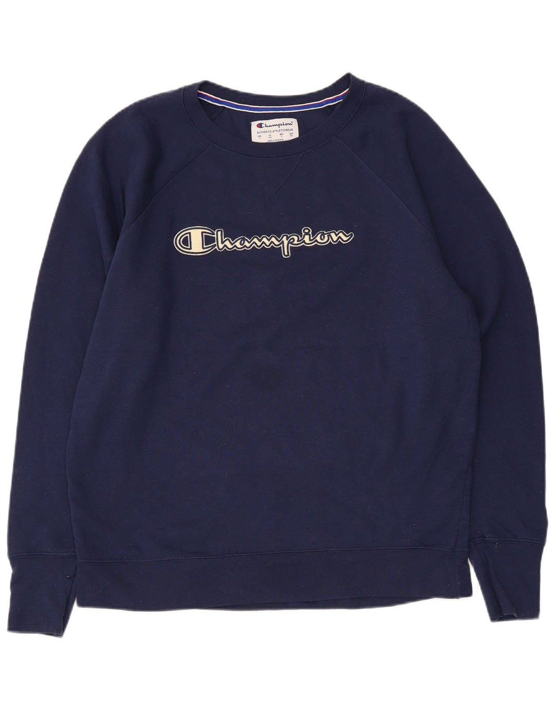 Champion Sudadera Gráfica Para Hombre Jersey Grande Poliéster Azul Marino
