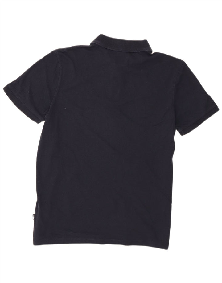 Polo Hugo Boss Hombre Algodón Azul Marino Medio