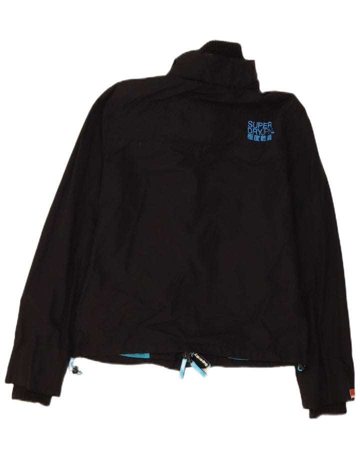 Superdry Chaqueta Cortavientos The Windcheater para Mujer UK 46 Large Nylon Negro