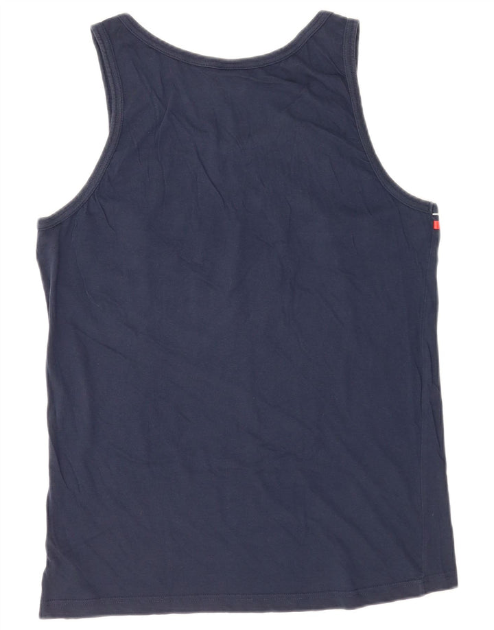 Champion Chaleco para hombre Top 2XL Azul marino a rayas